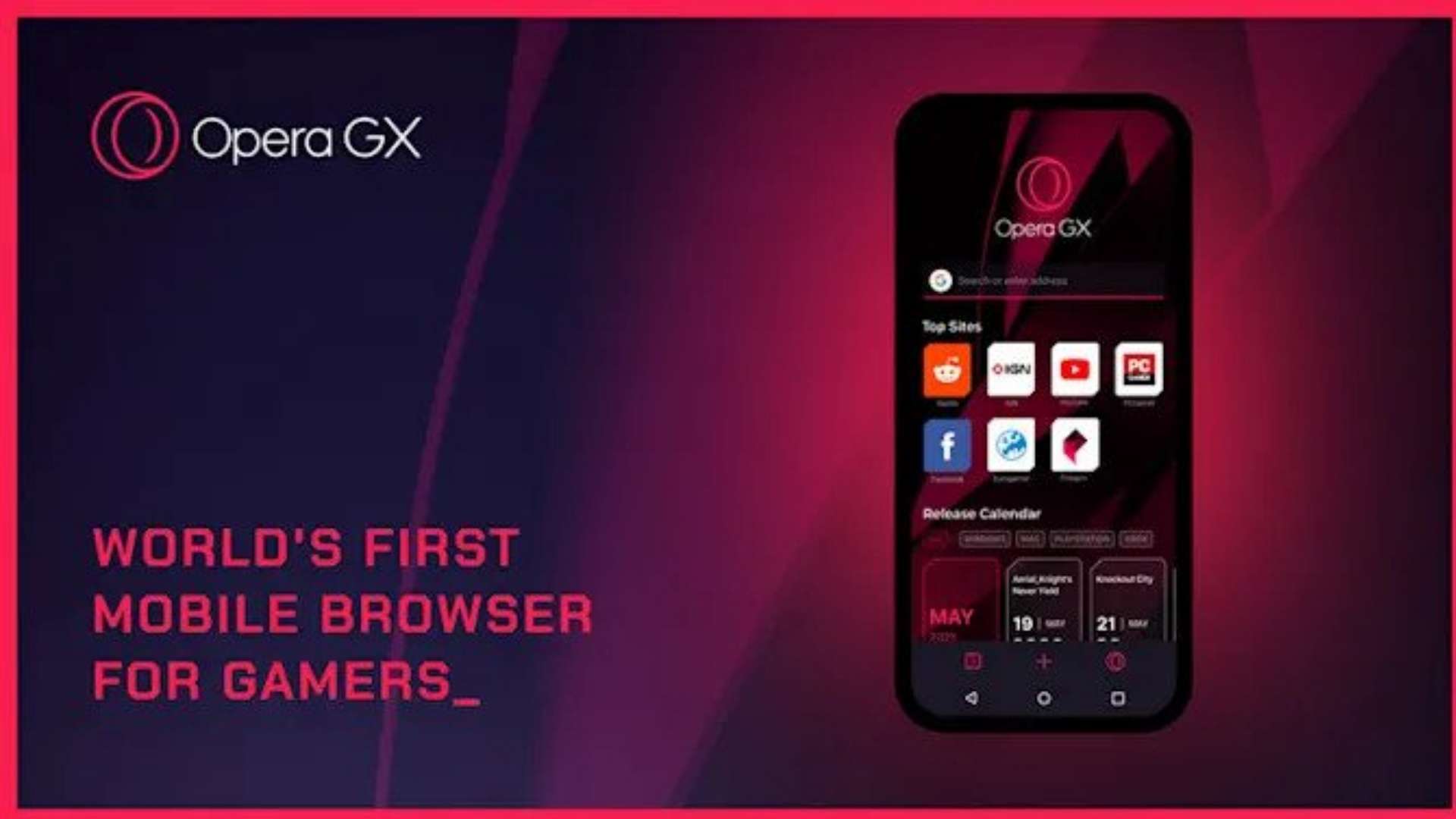 Opera GX Mobile-oyunpat