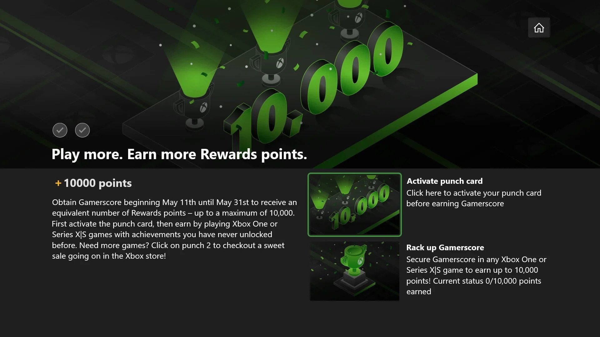 Xbox Gamerscore-oyunpat